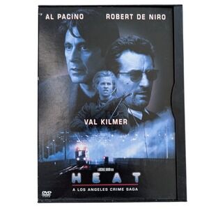 Heat DVD Al Pacino Robert De Niro Val Kilmer John Voight Ashley Judd Widescreen